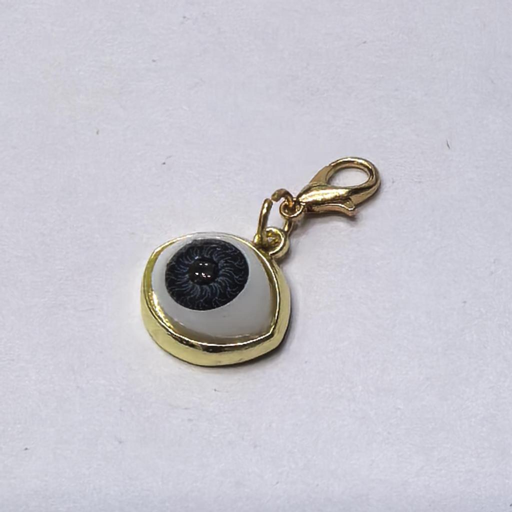 Personalized Devil's Eye Rhinestone Pendant Zipper Pull Accessory