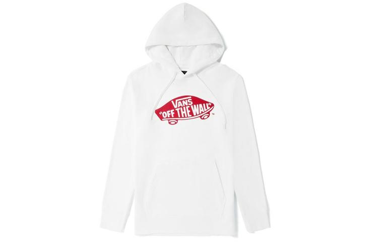 Vans Sweatshirts Unisex White Hooded Moderate Regular VN0A54N2KSF L