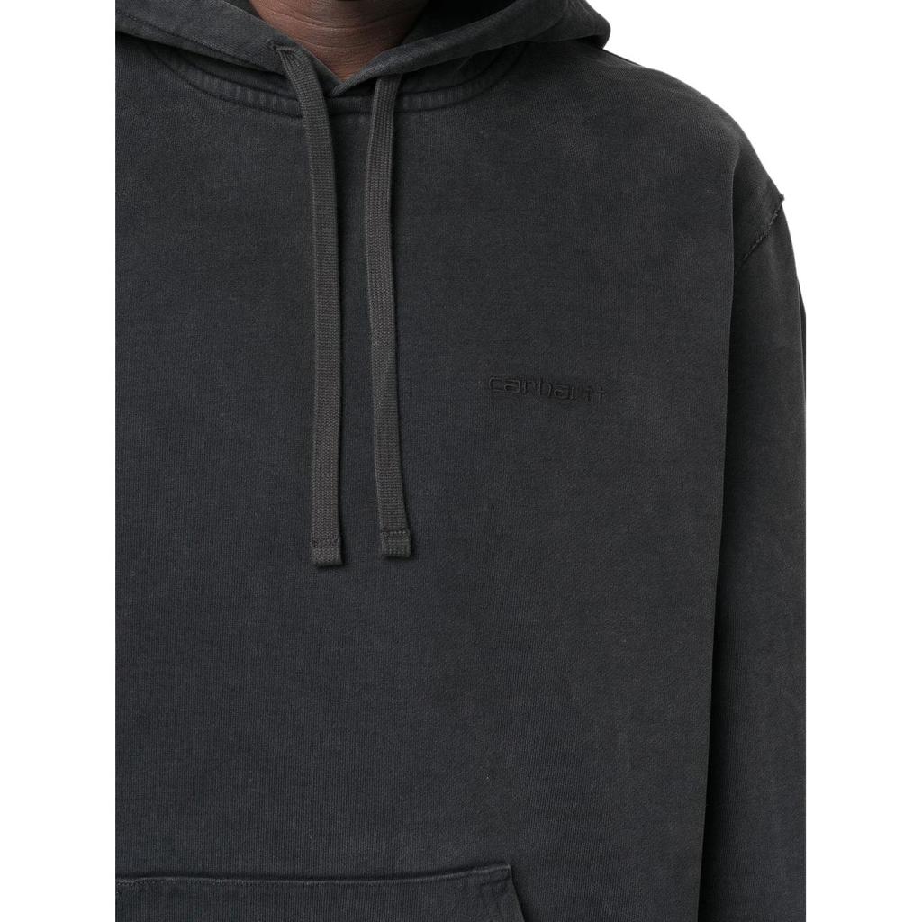 Carhartt WIP Solid Color Logo Embroidered Jacket Hoodie Men hoodies Black I03063789FQ