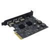10Gbps USB3.2 PCI-E 4X Expansion Card with Asmedia ASM3142 - 5 Ports, Type-C