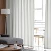 Striped Sage Green Sheer Curtains for Kids Bedroom Living Room Voile Window Curtains Tulle Drapes