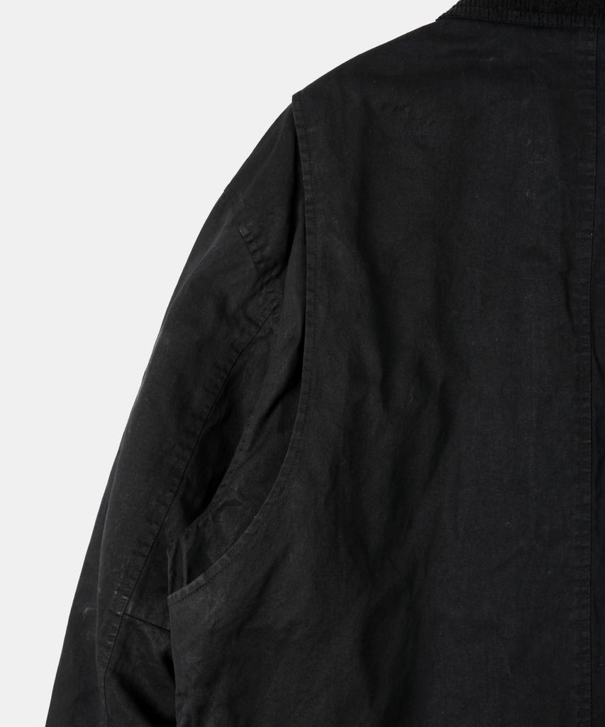 Asp Waxed Cotton Work Jacket - Black