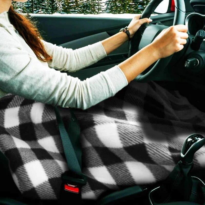 Car Electric Blanket 12V Electric Blanket Warm Bed Heater Thermostat Electric Mattress Heating Blanket Warmer Heater 100*60cm