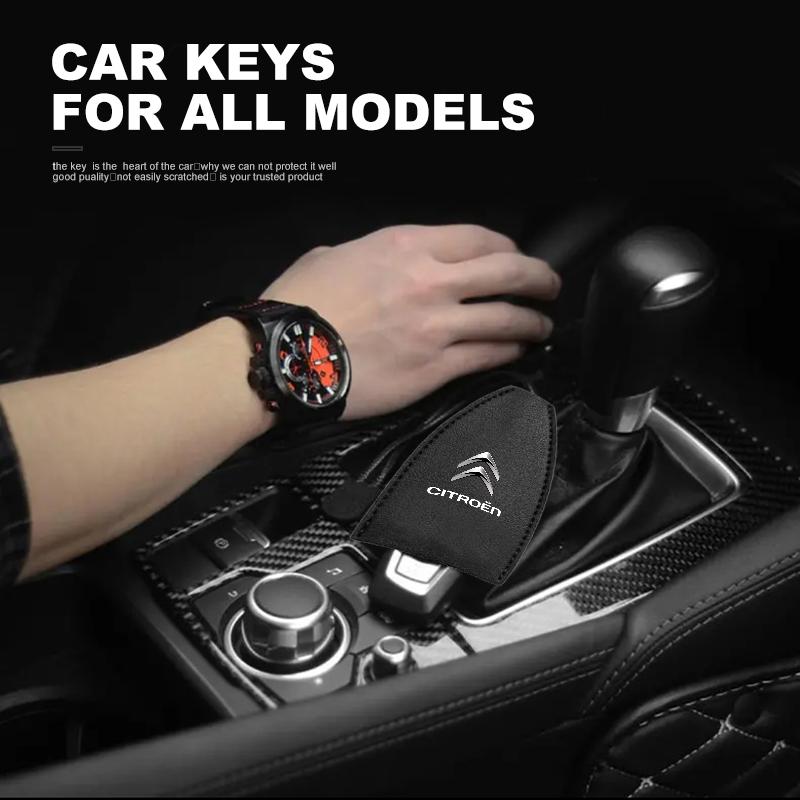 Fashion Car Key Chain Storage Bag Split Car Key Case Key Case For Citroen C1 C2 C3 C4 C5 C6 C8 C4L DS3 DS4 DS5LS DS6 Accessories