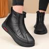 Baumwollstiefel Damen Winter verdickt warm Mutter Schuhe weiche Sohle mittelalt ältere Baumwollschuhe Outdoor Schneestiefel