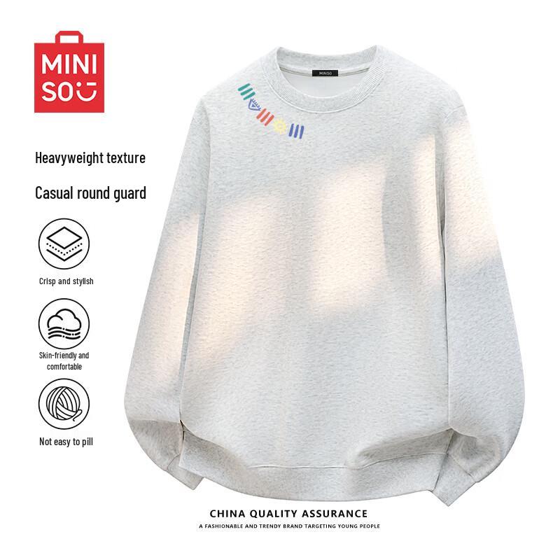 MINISO Heavyweight Oversized Crewneck Sweatshirt