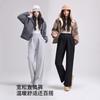Maternity Pants Spring and Autumn Outer Wear Wide-leg Pants Casual Pants New Loose and Thin Versatile Straight Pants Winter Wear
