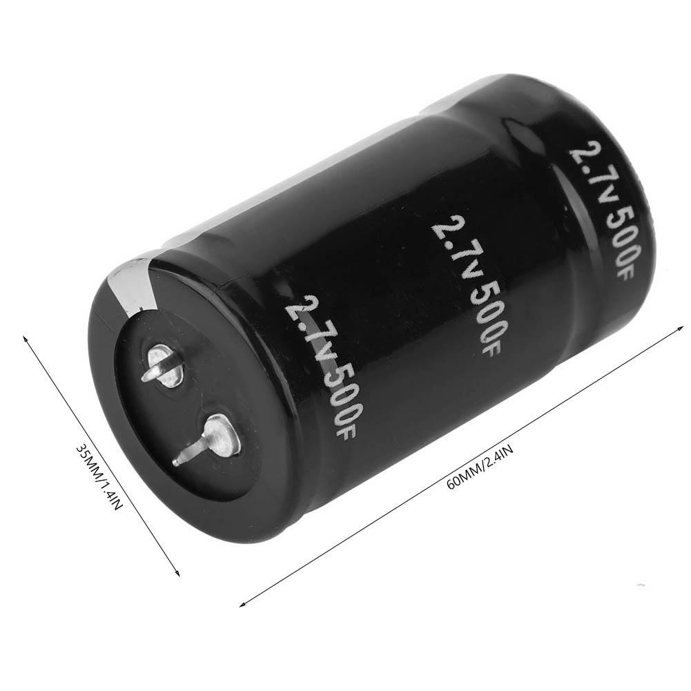 6PCS Super  Capacitor Automotive Car 2.7V 500F Capacitor 35 x 60MM
