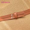 SOMALER Damen-Sommer-Panama-Stroh-Sonnenhüte, modisch, breite Krempe mit Gürtel, Sonnenschutz, UV-Schutz, Strandkappen, Unisex-Reisehüte