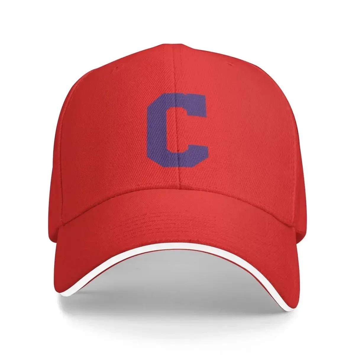 Alphabet Purple C Sports letter C Baseball Cap military tactical cap sunhat woUnisexs cap Unisexs