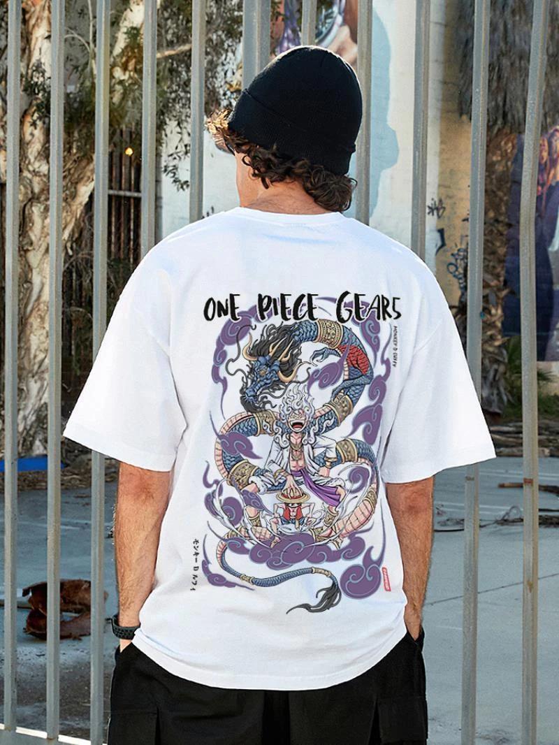 One Piece Luffy Cosplay Anime Manga T-Shirt Tee Undershirt Cotton L