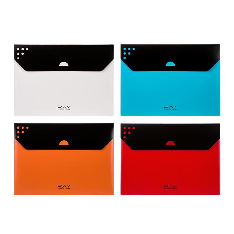 Comix A3299 A4 Opaque Two-Tone Document Bags