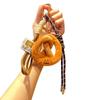 Miu Series 3D Bread Plush Doll Keychain Pendant - Car & Bag Accessory