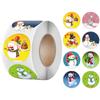 50-500 Stück Cartoons Frohe Weihnachten Aufkleber 8 Designs Runde Aufkleber Party Geschenk Deko Etiketten Scrapbooking Schreibwaren Aufkleber
