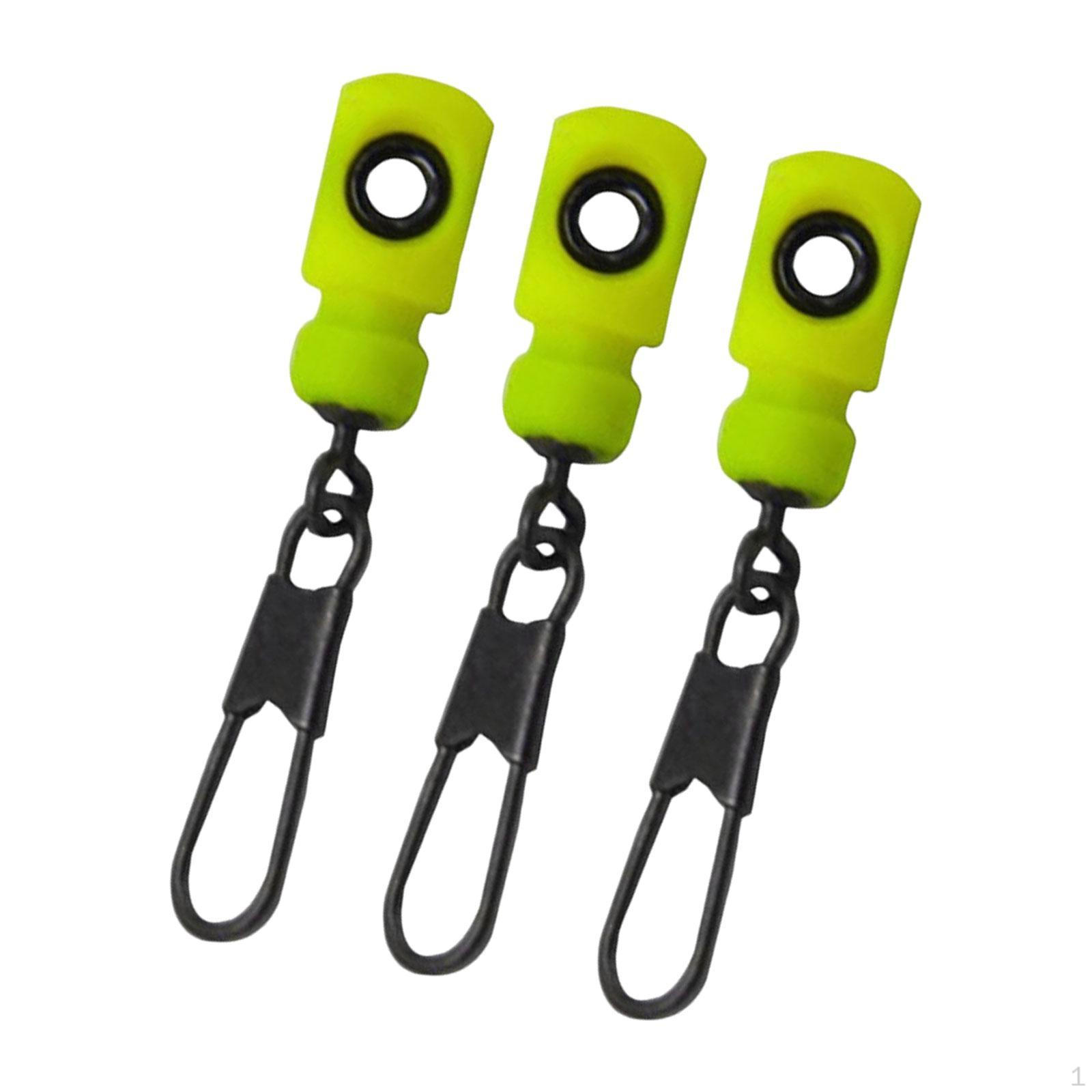

3 Pack Fishing Tool with Snap Swivel for Line Sliding червоний