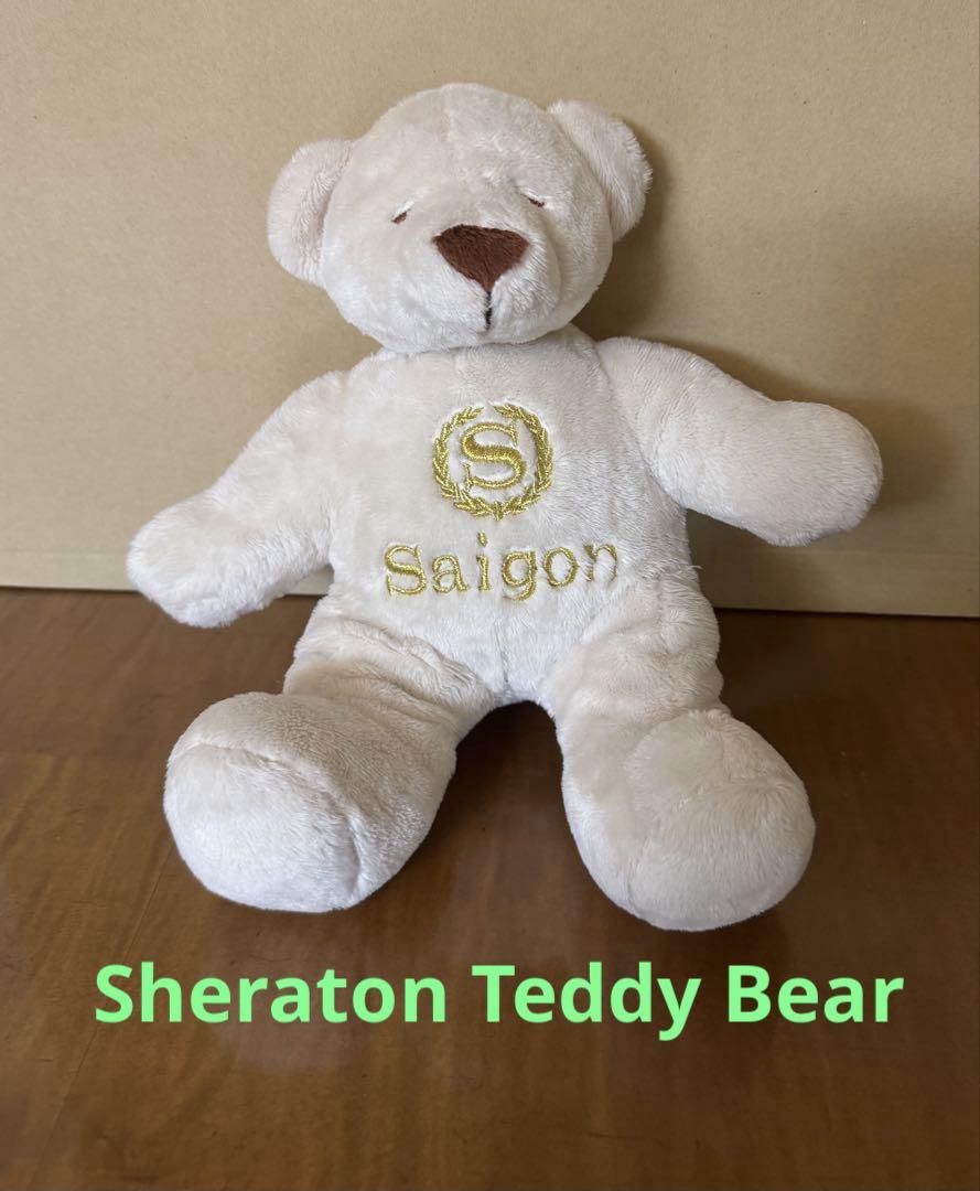

[USED] Not for sale Sheraton Saigon teddy bear plush toy