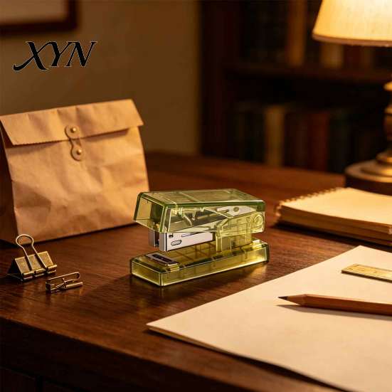 Mini Stapler for Test Papers Stapler, Compact Travel Size, with Smooth Binding 2 to Classroom And Library 15 Pages of Paper, Portable Lightweight