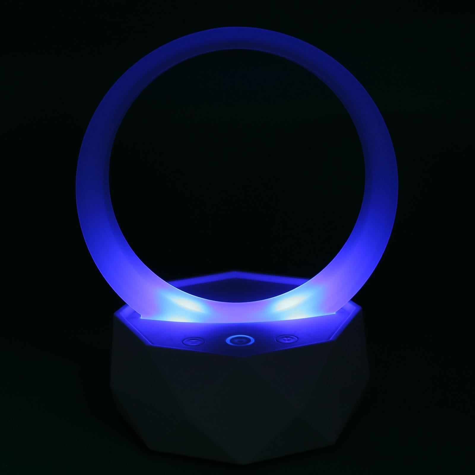 

LY-Y1 Speaker with Colorful Night Light Accessory Desktop Ornament(White )