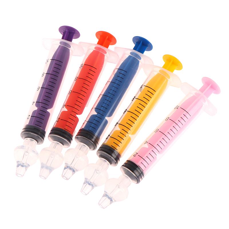 1Pc 10Ml Baby Silicone Nasal Aspirator Nasal Syringe For Infant Safe Nasal Washer Needle Tube Cleaner Newborns Nose Cleaner