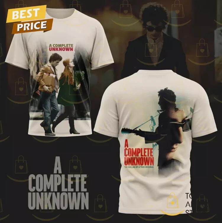A Complete Unknown The Ballad Of A True Original 3D T-Shirt XXXXL