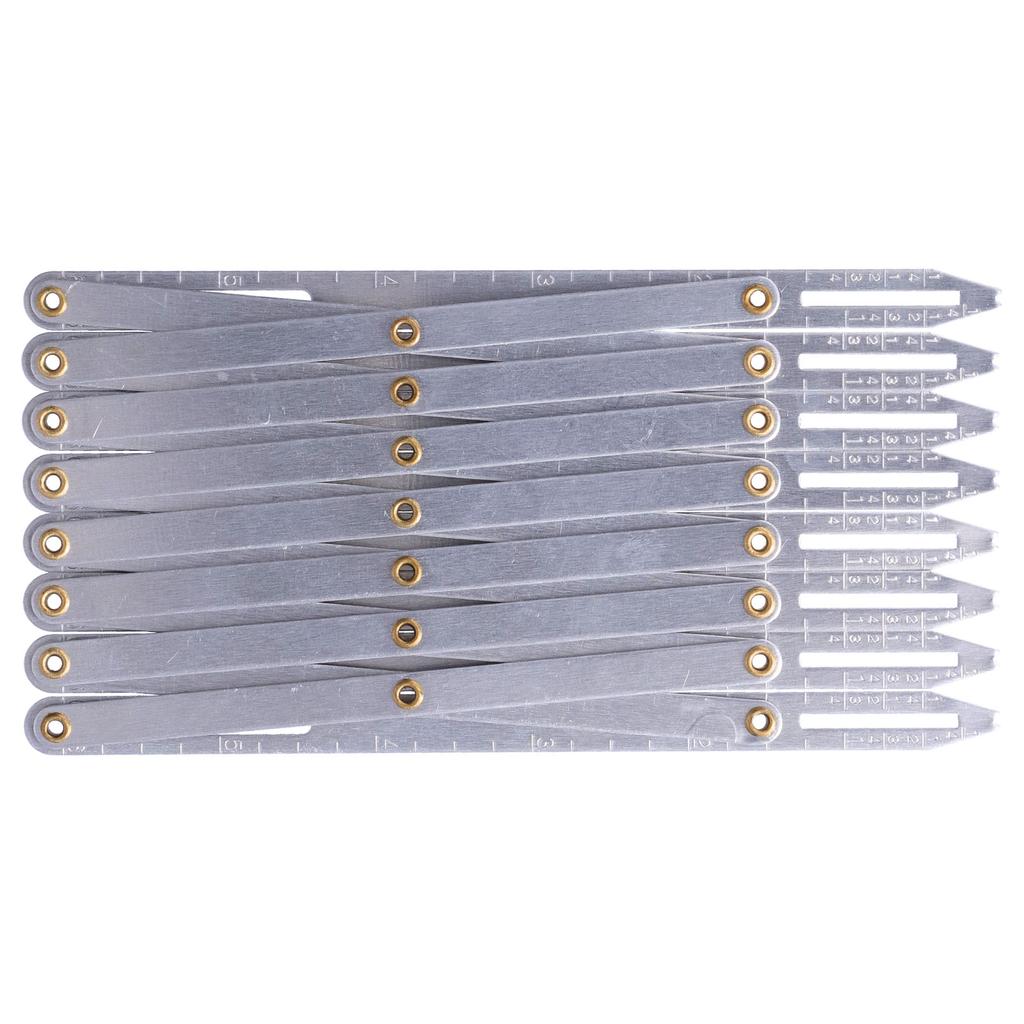 Aluminum Sewing Gauge Adjustable Length Multifunctional Anti Rust DIY Curtain Accessories for