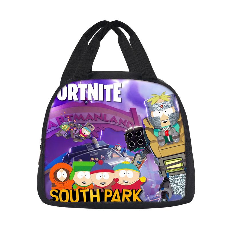 South Park Lunch Bag Versatile Cartoon Large Capacity New Item, Best Gift for Boys and Girls On School Birthdays