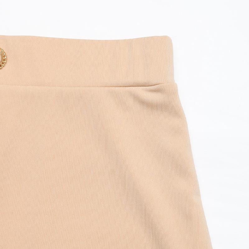 YYFS Women's Solid Color Print Casual Summer Spring Skirts