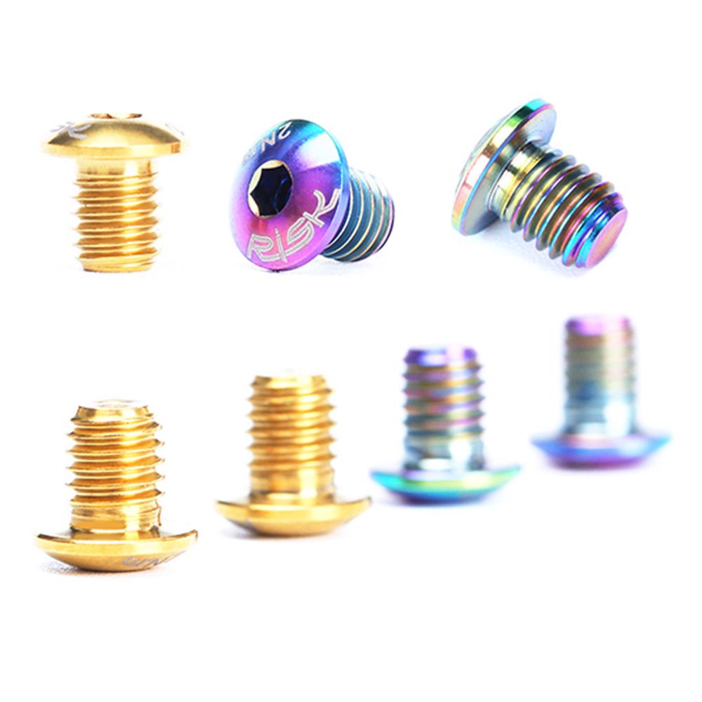 RISK TC4 Titanium Bike Hydraulic Brake Cylinder Bolts Bicycle Brake Cylinder Screw