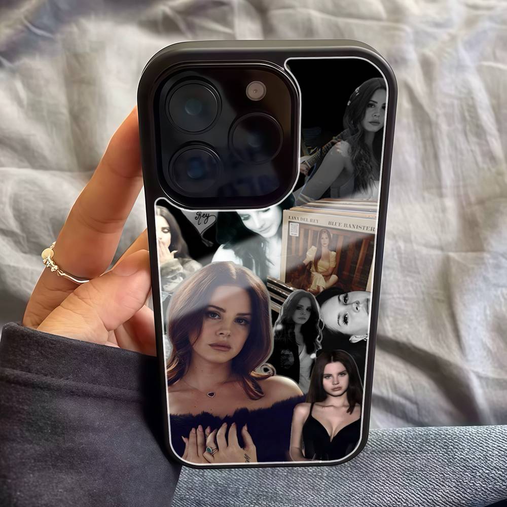 

Чехол для телефона L-Lana Del Rey, Жесткий пластиковый чехол для телефона для Iphone 17 Air 16 15 14 13 12 11 Pro Max PC TPU iPhone 11pro max