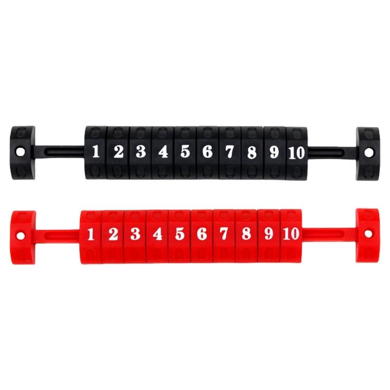 

2Pcs 10 Numbers Scoring Score Counter Indicator Table Football Counter Score Keepers for Standard Foosball Table чёрный/красный