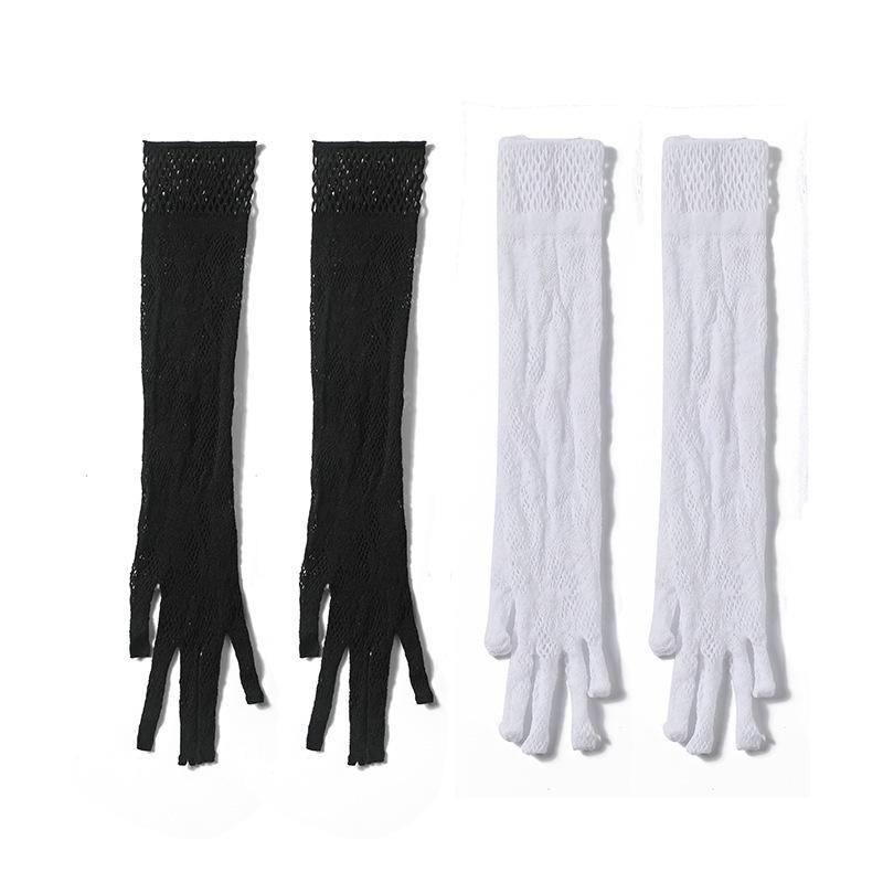 Ye Ting Xiang Lingerie: Sexy Fishnet Stockings & Lace Gloves Accessory Set