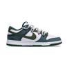 Nike Dunk Forest Warden Slip Resistant, Lightweight, And Breathable Low top Skateboard Shoes Unisex Green DV0833-111(Team960-)