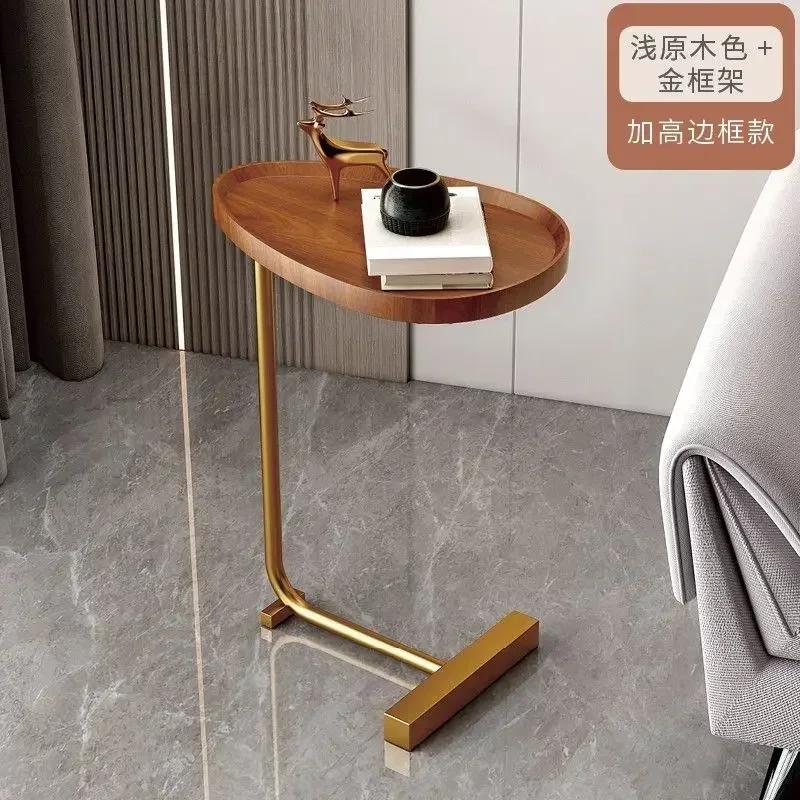 Nordic Side Table Modern Living Room Home Sofa Side Table Hotel Homestay Bedside Side Table Iron Assemble Furniture For Office