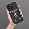 Football match graphic phone case for iPhone 16 15 14 13 12 11 x XR Xs SE2 SE 8 7 plus pro Max mini silicone back cover