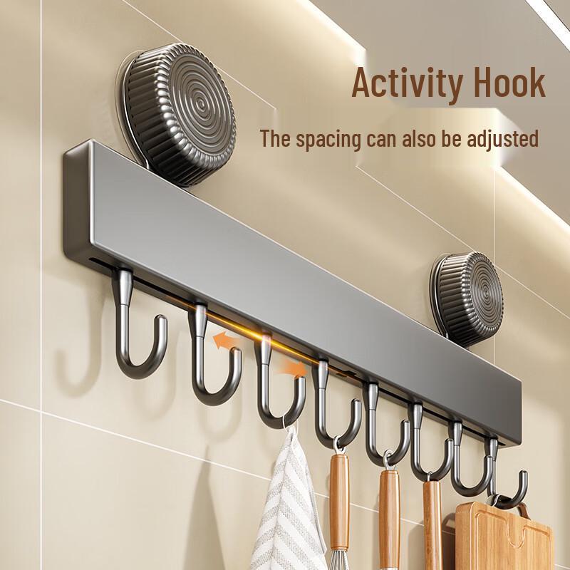 ZNMW Kein Bohren Saugnapf Küchen-Hängeleisten-Set