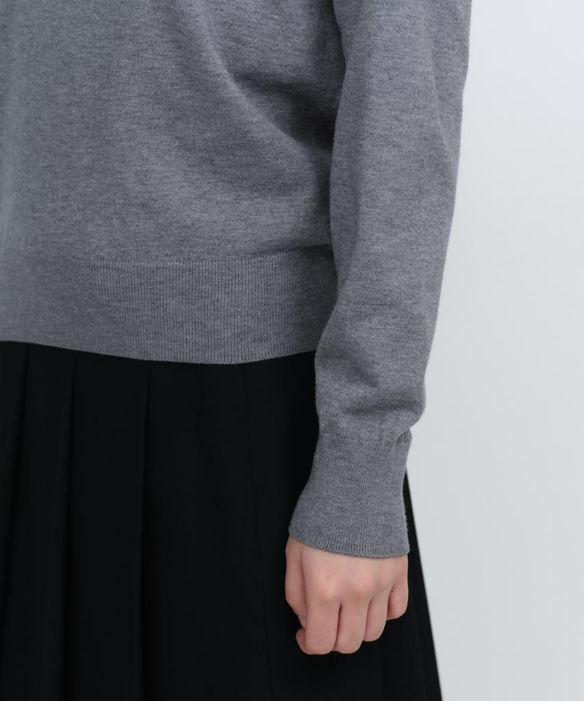 MUSINSA STANDARD WOMAN Women'S Essential V-Neck Knit [Medium Grey]