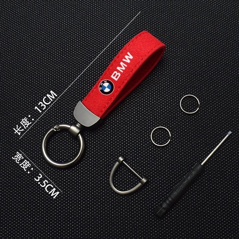 BAGF7 Car Sticker Hot 2025 Hot For BMW For BMW Man Women Leather Rope Keyring Key Chain Ring Car Logo Keychain For BMW E39 E46 E36 E53