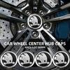 Car Sticker 2026 Hot 4Pcs Car Wheel Hub Center Caps Stickers Rim Badge Cover For Skoda Octavia Fabia Rapid Superb Yeti Enyaq Kod