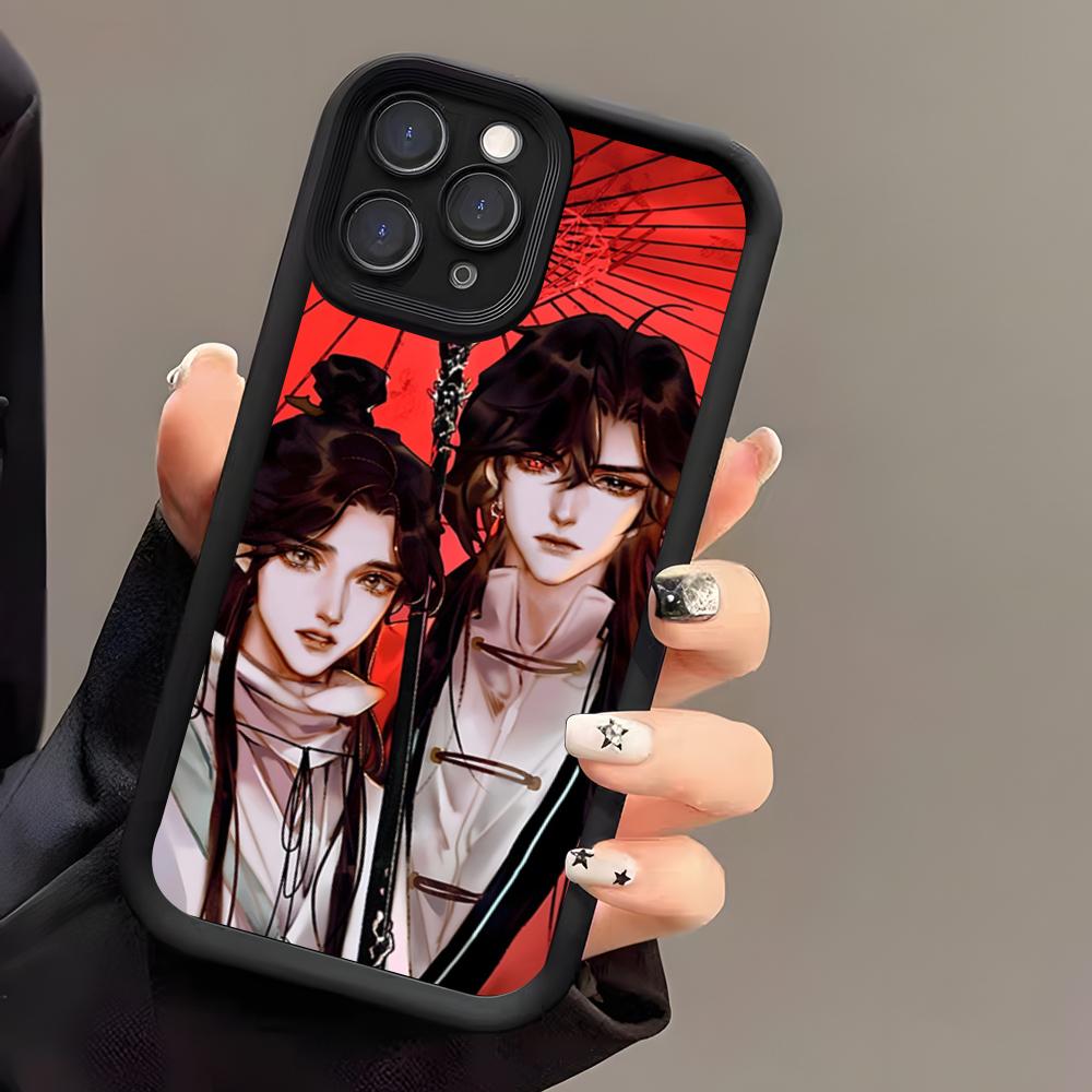 Heaven Officials Blessing Phone Case For IPhone 17 Air 16 E 15 14 Plus 13 12 11 Pro Max Black Sky Eye Stepped Protective Case