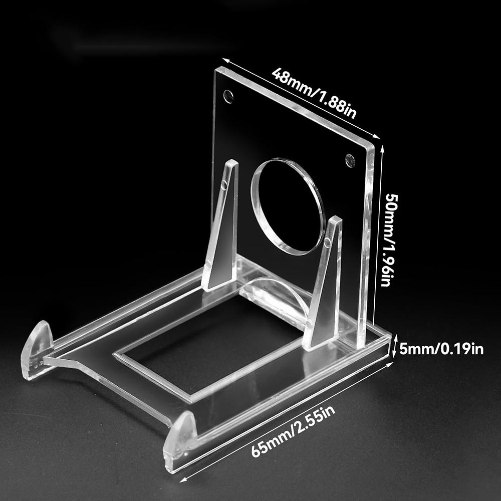 2/5/10/20pc Mini Display Stand Clear Acrylic Display Easels Adjustable Plate Holder Stand Picture Frames Rack Wedding Home Decor Cup Holders 5