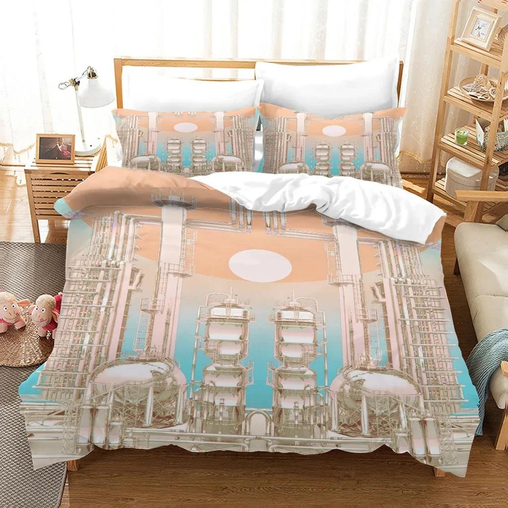 Statue of Liberty Bedding Set Modern Art Duvet Cover King/Queen Size Teens Adults Creative Fashion Pop Polyester Quilt Cover