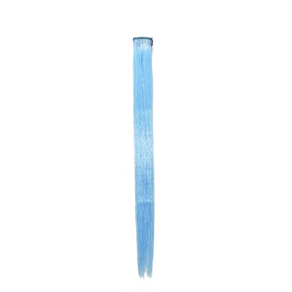 Hair Clips Luminous Hair Extensions Neon Fake Hair Colored Synthetic Hair  Party