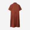 Diodi Ice Clash Stand Neck Dress For Women (D.Orange)