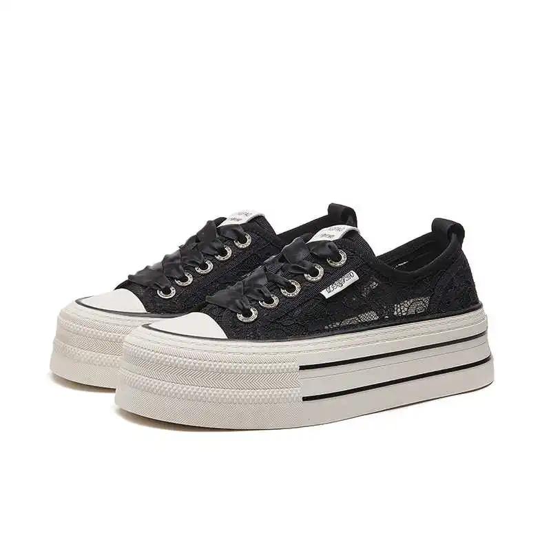 Fashion Fall High Platform Colored Sneakers Women Running Shoes Models Women's Red Boots Sport Tenis Supplies Footwear Classic