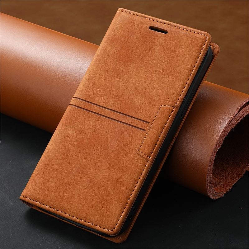 Suitable for Samsung S25Ultra phone case, flip cover A17, skin-feel dreamy magnetic suction S24FE card slot protective case