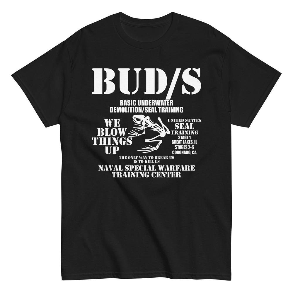 Navy Seals Brotherhood Training T-Shirt Bud/s Military USA Patriotic Tee Unisex T-Shirt L