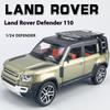 Nytt 1:24 Land Rover Defender SUV Leke Legeringsbil Støpte & Lekebiler Metallbilmodell Simuleringssamling Leker For Barn Gaver