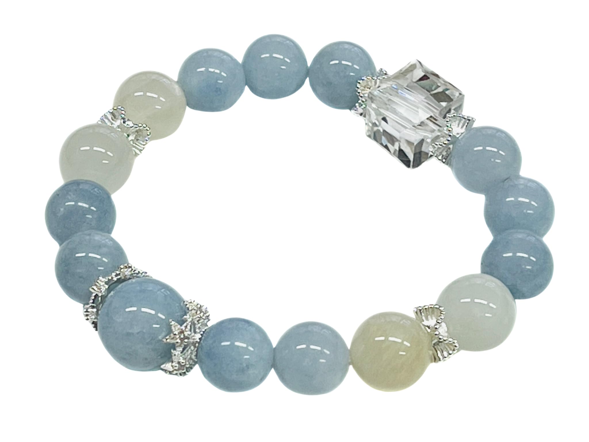 

[kanaelun] Natural Stone Bracelet Accessory - Luck, Good Fortune, Powerful, Women s Birthstone, Protection from Evil, Power Stone, Gift, Luck, Good Lu