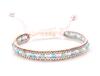 Boho Multicolored Faceted Crystal Japan Miyuki Glass Seed Beads Woven Bracelet Women Men Boho Handmade Chic Fashion Jewelry Gift