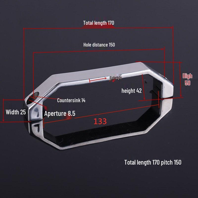 304 Stainless Steel Heavy Duty Pull Handle for Industrial Doors and Windows